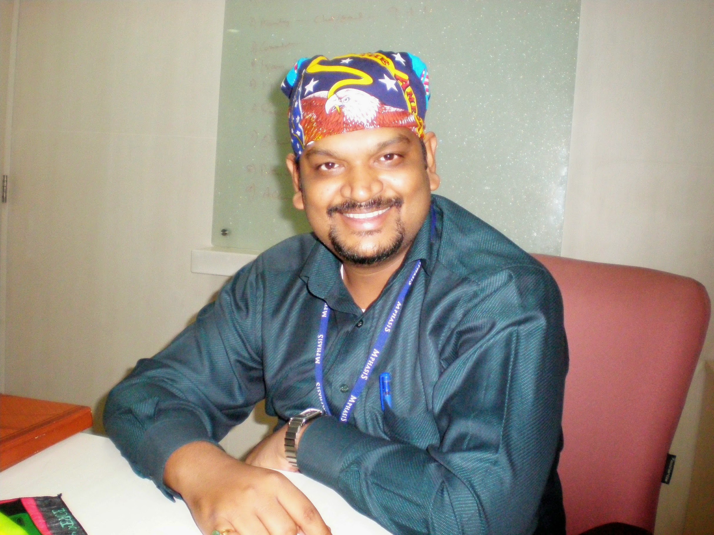 Nilanjan Maity during the Mphasis / UCB Pharma chapter